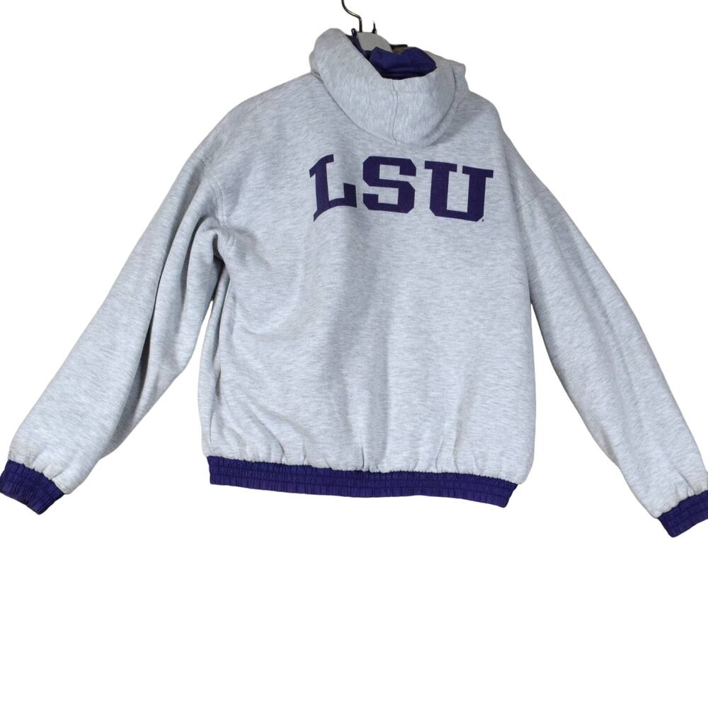 LSU TIGERS Yellow/White Ombre Striped Polo Moisture Wicking 2XL Page & Tuttle